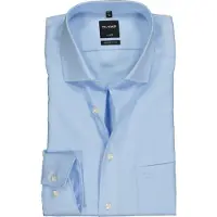 Olymp Baumwolle Hemd Luxor Blau