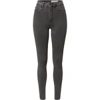 Noisy May Jeans Damen NMCallie HW Skinny Jeans dunkelgrau W27L32