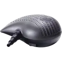 HEISSNER HFP2500-00, Verdrängungspumpe, 25 W, 2200 l/h, Frostbeständig, Schwarz, Grau