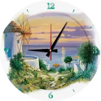Art puzzle Puzzle Uhr Abend am Ägäischen Meer 570 Teile (inklusive Rahmen)
