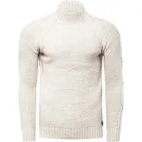Rusty neal Grobstrick Einfarbiger Stehkragen-Pullover