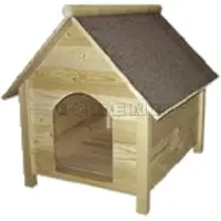 Kerbl Hundehütte 100 x 88 x 99 cm Braun und Grün 82395