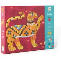 Djeco -Mosaik Glitzer: Im Herzen des Dschungels