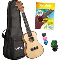 Cascha HH2152 Konzert-Ukulele Natural