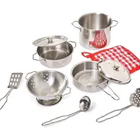 Junior home Spielset Töpfe & Pfannen 10 Teile