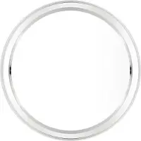 Olympia rundes Serviertablett Edelstahl 30,5cm