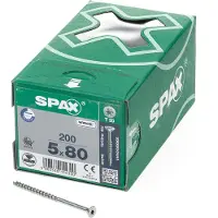 Spax Universalschraube, Teilgewinde, Senkkopf, T-STAR plus T20, 4CUT, WIROX
