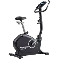 Tunturi FitCycle 50i Heimtrainer Fahrrad mit LCD-Monitor | Ergometer mit App Steuerung (Routes & Zwift) | Hometrainer Fahrrad für zuhause mit 32 Stufen, Herzfrequenzsensor, 150kg Belastbarkeit