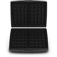 Fritel Backblech-Set für Brüsseler und Lütticher Waffeln 4 x 6 cm