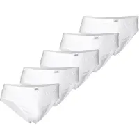 JBS Slip "Slip 5er Pack", Herren, Gr. 3XL, weiß, Obermaterial: 100% Baumwolle CO., Unterhosen Slip