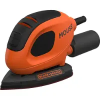 Black & Decker BEW230, Feinschleifer, Detail, Orbital, Schwarz, Orange, Kunststoff, Gummi, 11000 RPM, 76 dB