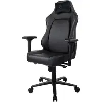 AROZZI PRIMO PolyurethanGaming-Stuhl, schwarz - Logo schwarz