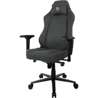 AROZZI PRIMO WOVEN FABRIC Gaming-Stuhl, schwarz - Logo gold