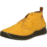 Rieker Schnürboots , Damen, Gr. 42, Textil, gelb, Lederimitat, Schuhe Schnürboots, in aktueller Trendfarbe