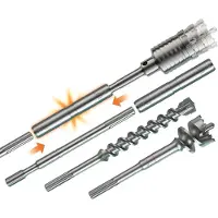 Hikoki Zubehör 751675 Verlängerung für SDS-Max-Bohrhämmer 320 mm