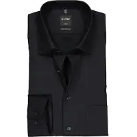 Olymp Luxor Hemd Schwarz Modern Fit