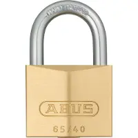 ABUS Vorhängeschloss 65 40 mm Gold - Schlüsselschloss - 5 cm