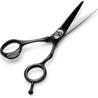 Joewell Black Titanium Skull Serie BT 50 5 Zoll Haarschneideschere Offset