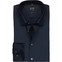 Olymp Level Five Hemd Extra Lange Ärmeln Dunkelblau Body Fit