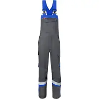 Magni Latzhose, 20288 Gr.62, kohlengrau/blau