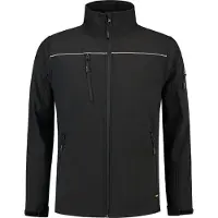 Tricorp soft shell jack - Workwear - 402006 - zwart - maat 3XL