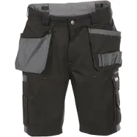 Dassy Arbeitsshorts Monza schwarz/zementgrau Gr. 50