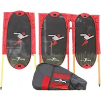 Precision Fußballset Freistoß + Pfosten (x3)