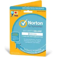 Norton Security Deluxe | immer die neuesten Versionen | 3 Installationen | 3 Geräte