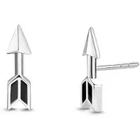 Ti sento Ohrstecker Pfeil mit Onyx 7820BO