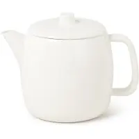 Serax Teekanne Passe-Partout Tableware by Vincent Van D White Glazed 17,5 x 11 x 13,3 cm