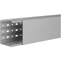 Hager BA780100 Verdrahtungskanal aus PVC BA7 80x100mm steingrau - 2 Meter