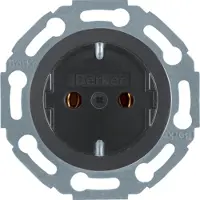 Berker Hager 474521 - Typ F - Schwarz - Duroplast - Kunststoff - 250 V - 16 A - 50 - 60