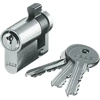 Busch-Jaeger Schalterserien, Euro-Profilzylinder, Silber, 3 Stück(e), 1 Stück(e), 2712/2713/2722/2723/2733 USL-101 2712/2733 SLW-5x