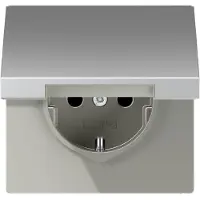 JUNG Wandsteckdosenbox (WCD-Schaltanlage) (Europäische Steckdose) - AL1520NKL
