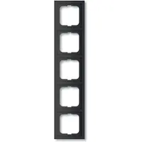 Busch-Jaeger 1725-885K Abdeckrahmen 5-fach schwarz matt - future linear - matt 2CKA001754A4423 1725885K