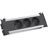 Bachmann Kapsa, Typ F, Schwarz, Aluminium, 45 mm