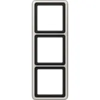 JUNG Rahmen 3fach Aluminium eloxiert CD 583 PT platin, 1 Stk.