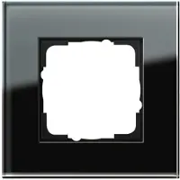 Gira Esprit Glas, Schwarz, Schraubenlos, 95 mm, 95 mm, 9,85 mm, 1 Stück(e)