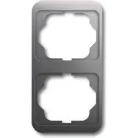 Busch-Jaeger Abdeckrahmen 2-fach 1732-20 platin, 1 Stk.