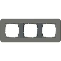 Gira 0213 423, Anthrazit, Grau, Schraubenlos, , 1 Stück(e)
