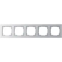 Gira E2, Aluminium, Thermoplast, Schraubenlos, 80,8 mm, 366 mm, 9,3 mm