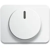 Busch Jaeger BJ alpha nea Dimmer-Abdeckung 6540-24G alabaster/ studioweiss hochglanz