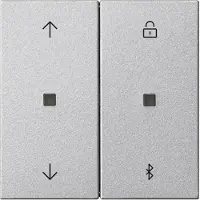 Gira S3000 Jal.-/Schaltuhr BT Pfeile System 55 F Alu 536726