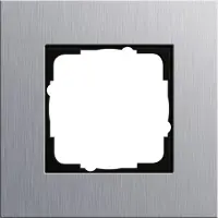 Gira Esprit, Aluminium, Aluminium, Schraubenlos, 95 mm, 95 mm, 9,85 mm