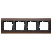 Gira Event Opak, Anthrazit, Braun, Schraubenlos, Jede Marke, 90 mm, 303,9 mm, 1,14 cm