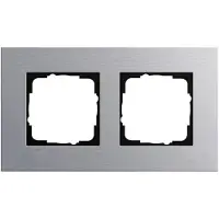 Gira Esprit, Aluminium, Aluminium, Schraubenlos, 95 mm, 166 mm, 9,85 mm