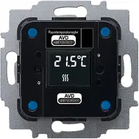 Busch-Jaeger BUSCH JAEGER 2CKA006200A0051 - Thermostatischer Auslöser - LCD - IP20 - Schwarz - Grau - Busch-free@home - RoHS - CE