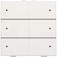 Züblin 101-52006 6 fach Taster mit LED für Niko Home Control white 10152006