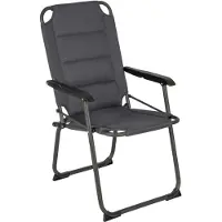 Bo Camp Copa Rio Comfort XXL Air Campingstoel - Gepolsterd - Grijs
