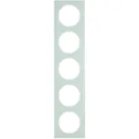 Berker 10152209 Rahmen 5fach R.3 Glas, polarweiß